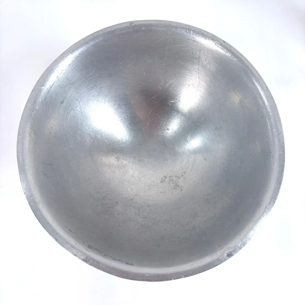 Wilton Armetale Pedestal Bowl Silver Pewter Finish Square Base Round Compote